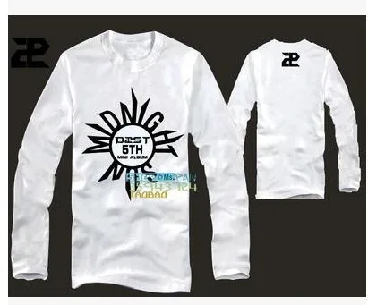 Murah Kpop Beast B2ST MINI album de sol de medianoche quinto tan bestia camiseta de manga corta bts k pop Hoodies   kaus