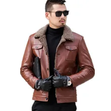 Горная кожа, военная кожаная куртка-бомбер, мужские пальто, высокое качество, искусственная кожа, верхняя одежда для мужчин, Зимняя мужская куртка из искусственного меха, мотоциклетная, велосипедная
