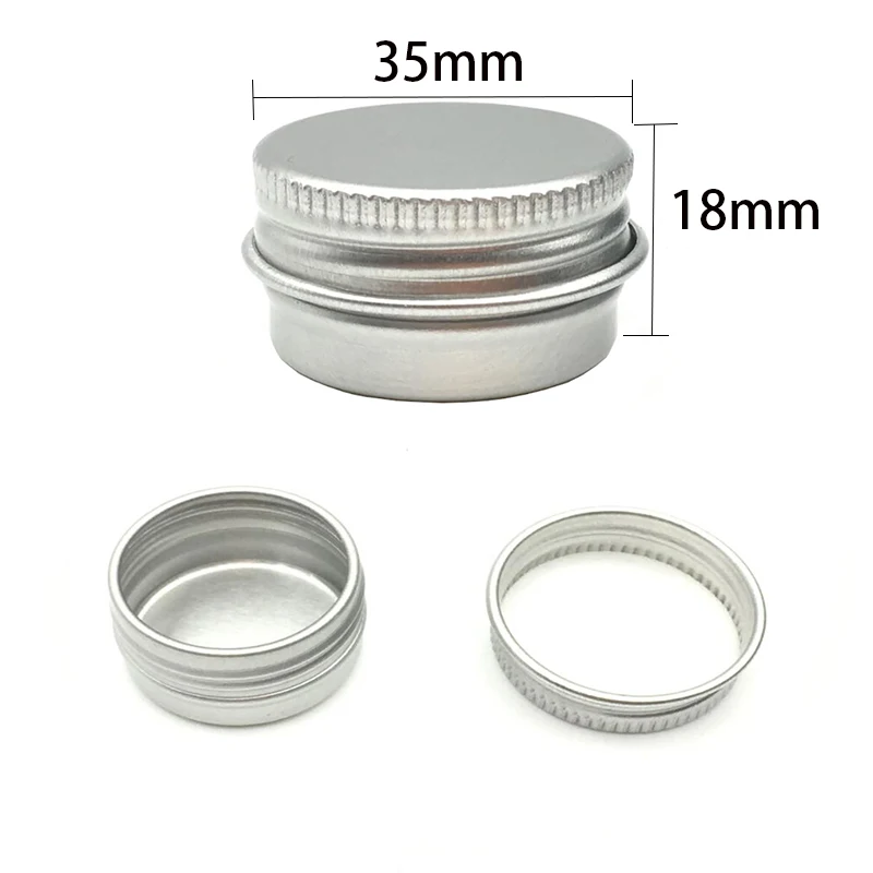 100x10G الألومنيوم جرة القصدير الأواني 10cc المعادن حاوية تخزين مستحضرات تجميل 1/3 oz المهنية حاوية مستحضرات التجميل 100x10G الألومنيوم جرة القصدير الأواني 10cc المعادن حاوية تخزين مستحضرات تجميل 1/3 oz المهنية حاوية مستحضرات التجميل