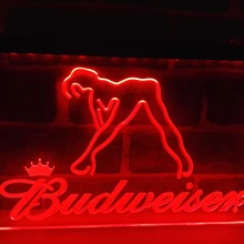 LE133-Budweiser для стриптиза Стриперы бар света знак домашнего декора ремесла