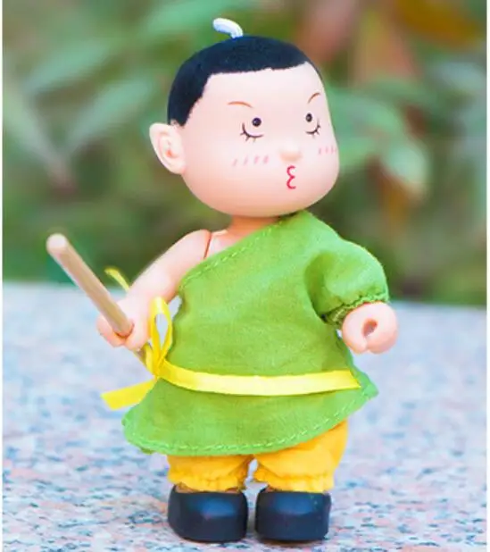 Модная фигурка принцессы мини-тема кукла игрушка 10 см прекрасная кукла для девочек игрушка - Цвет: Серый