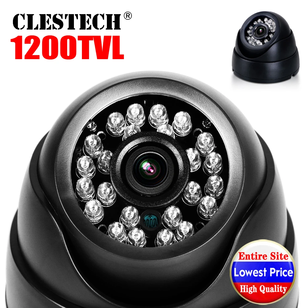 

Low price Sale 1/3cmos Real 1200TVL HD cctv Camera Dome indoor Security IRCUT laser led Infrared Night Vision security vidicon
