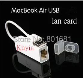 

Free shipping Ethernet Adapter USB to RJ45 Lan Network Ethernet Adapter Card For Mac Book Air pro Network adapter converter