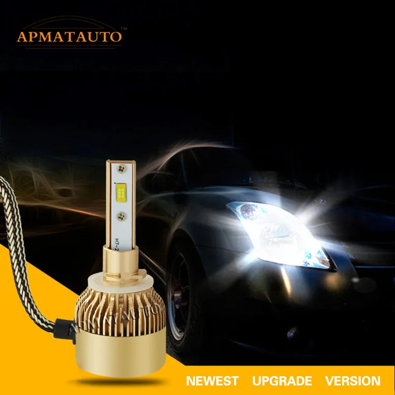 2x H1 H3 светодиоды с чипом CSP светодиодный Замена 18000Lm белый 110W Противотуманные