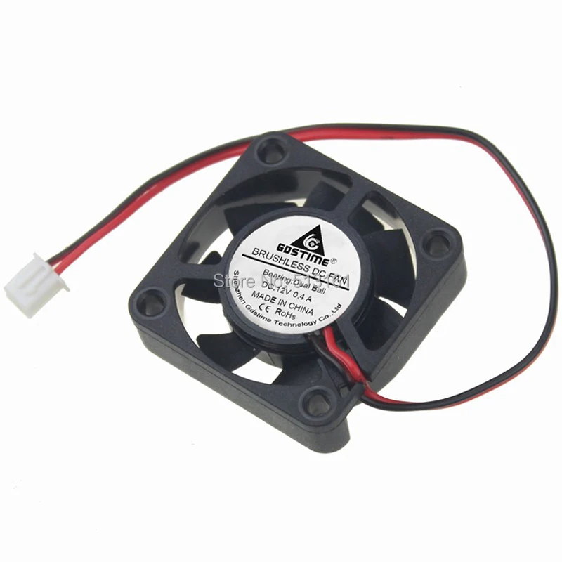 

20 Pieces/lot 40mm 4cm 40x40x10mm 12V 2Pin Computer Ball Bearing Cooler Cooling Fan