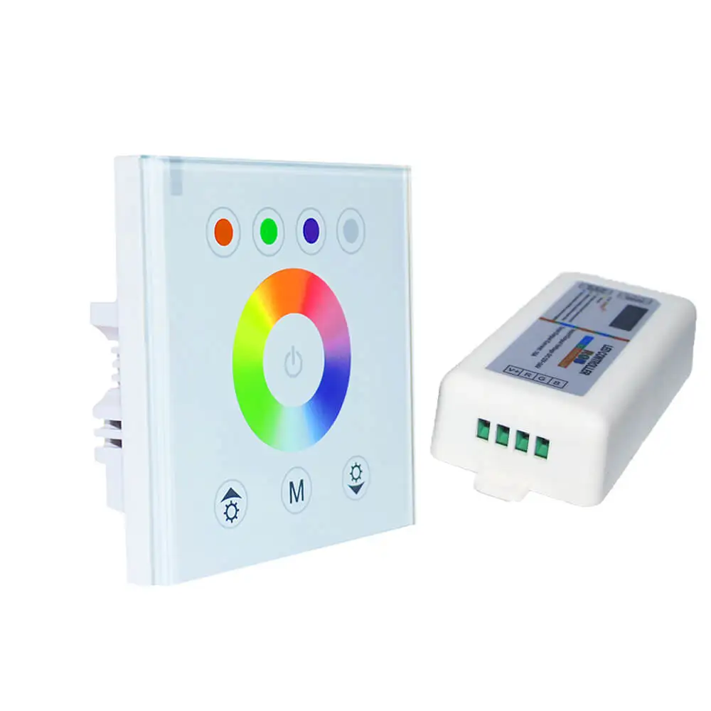DIY 2.4G wireless Wall mounted Touch Panel smart led RGB ...