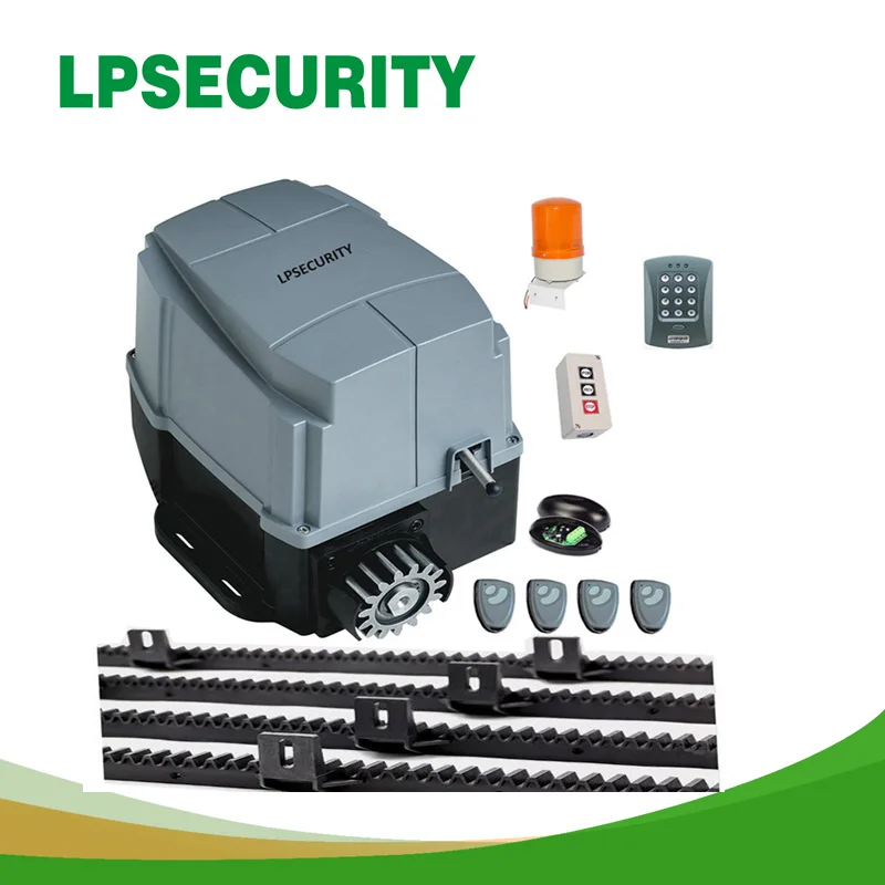 LPSECURITY с нейлоновыми стеллажами 5 м или 6 1600 кг автоматическая система ворот