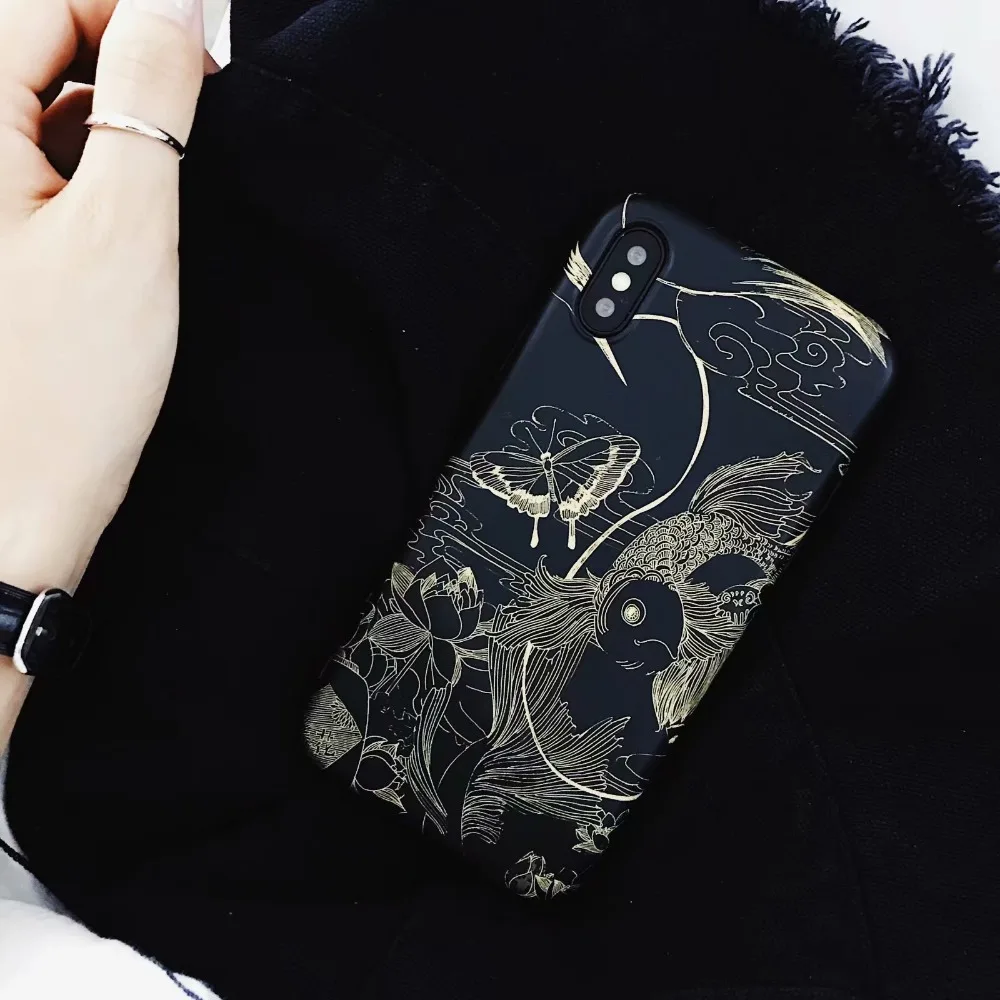 Чехол для iPhone 7 7plus с рисунком бабочки мягкие силиконовые чехлы iphone X 6 6S 8 plus задняя