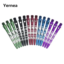 Yernea New 3Pcs Chromatic Darts Shafts 45mm Aluminium Alloy Material Shaft Dart Accessories Throwing Toy Darts Shafts