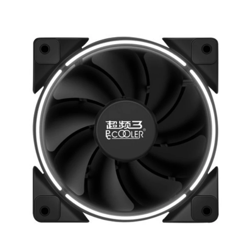 New Hot Blue LED Computer Components Chassis Fan Transparent Desktop Computer Host Cooling Fan Silent 120*120*25mm Fans Cooling
