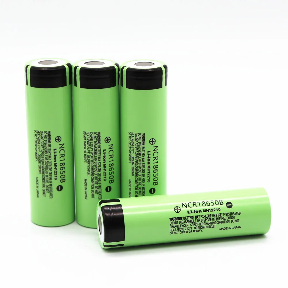 2-10 шт. nuevo 18600 batera 3400 Mah 3, 7 V batera de Lito para Panasonic nr 18650b 3400 MAH, batera de