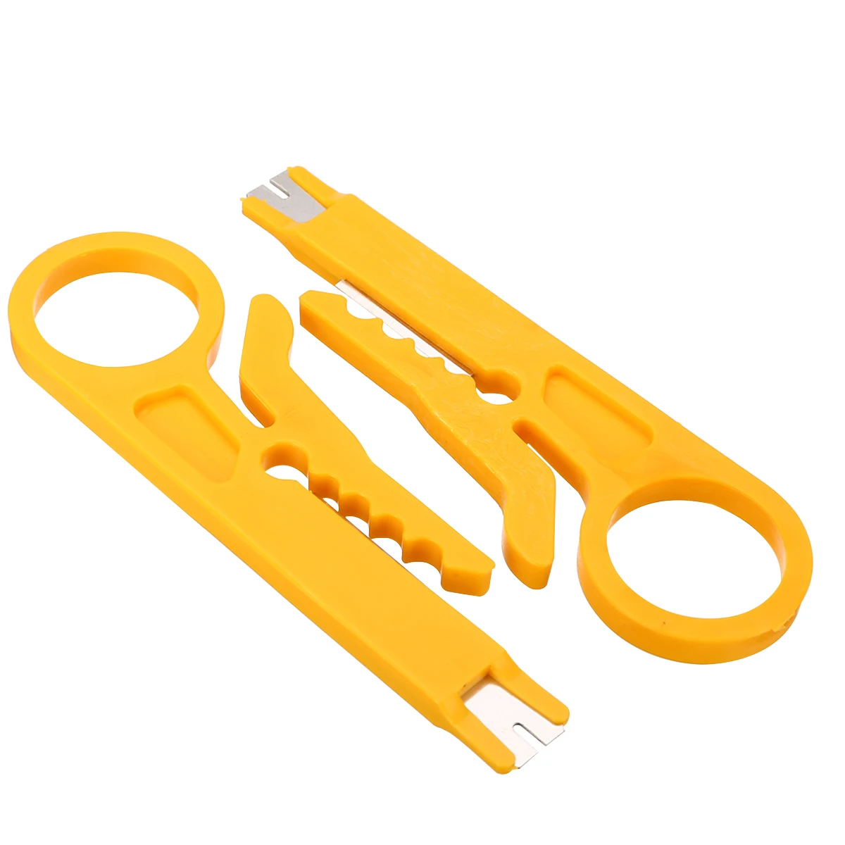 2 шт./компл. 9 см короткое желтое инструмент для зачистки кабеля сети Портативный кусачки с резьбовой головкой, режущий инструмент