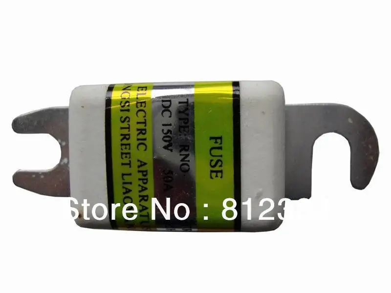 

ANL DC 150V 50A Bolt-on Fuse Ceramic Fuse 81*22 mm For Electric forklift Battery charger Pallet Truck Golf Cart Sightseeing car