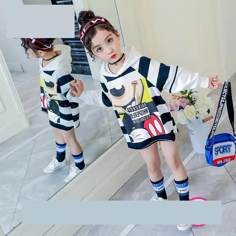 

2019 Sweatshirt For Girls Spring Print Long Sleeve Fashion Toddler Hoodies 6 7 8 9 10 11 12 13 Years Baby Clothes Girl Kids Tops