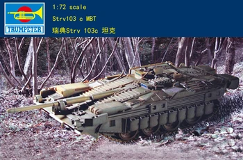 

Trumpet 07220 1/72 Swedish Strv103C tank Assembly model
