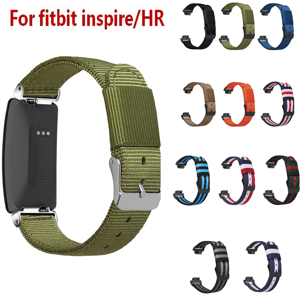 

Nylon Wrist Bracelet For Fitbit Inspire Band Leather Smart Watch Strap for Fitbit Inspire HR Wristband Belt Inspire Watchband