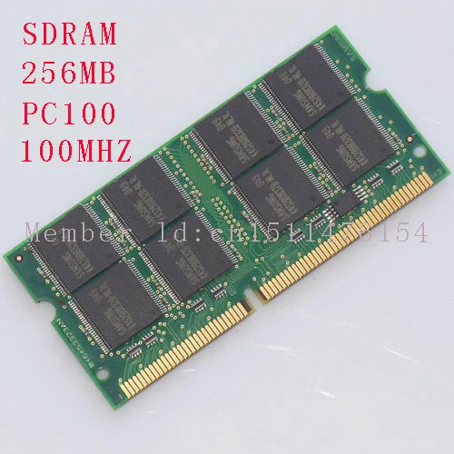 En Ligne NOUVEAU 256 MB PC100 100 MHz SO DIMM ordinateur portable mémoire D ordinateur Portable RAM Non ECC 144pin SDRAM Livraison Gratuite