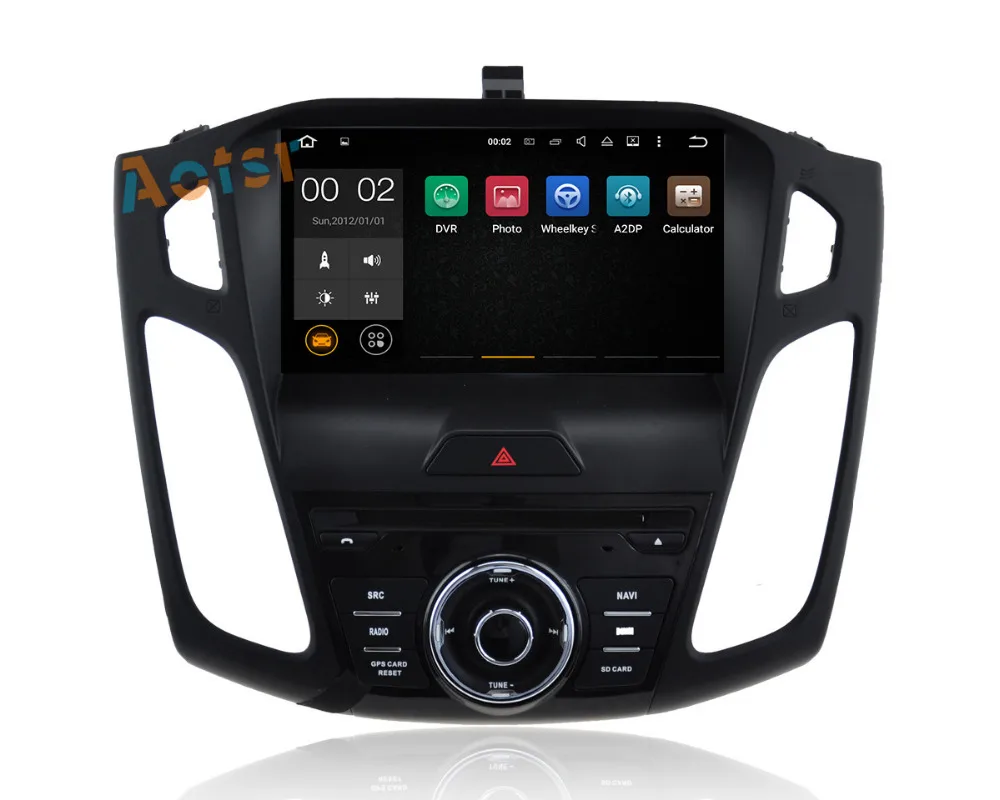 Последние android 7,1 dvd-плеер автомобиля gps навигация для Ford Focus 3 2012 2013 с BT Wifi gps