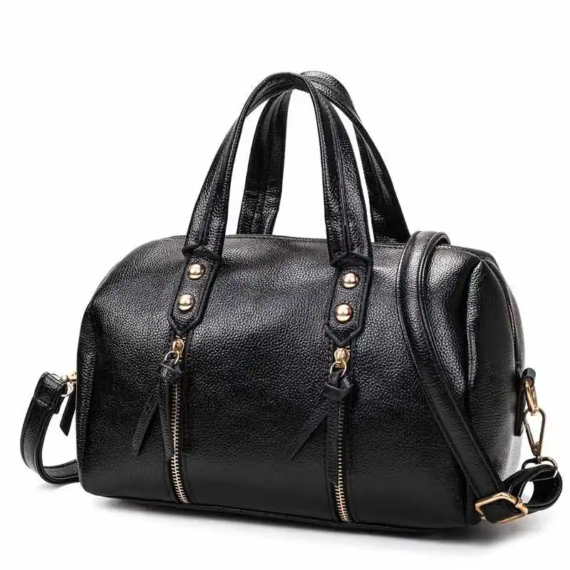 

2016 New Women Handbag PU leather Bag Fashion Boston Women bag Women Messenger Bags Zipper Tote Ladies Shoulder Crossbody bags