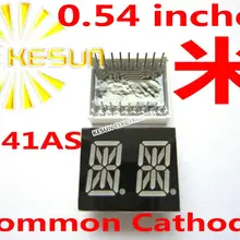 5 шт. x 0,54 дюймов Красный общий катод/анод 2 цифровой трубки 5241AS 5241BS светодиодный модуль дисплея