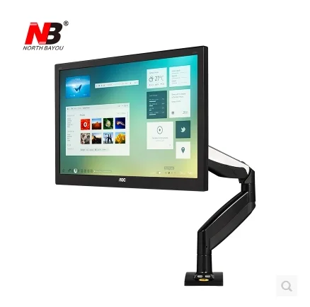 NB F85A Monitor Holder Desktop Mechanical Spring Lifting Mount 22-32 inch Long Arm Full Motion LCD Base with 2 USB Port | Электроника