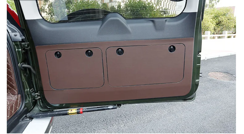 Защитная накладка для багажника, Чехол для багажа, набор инструментов, Накладка для задней двери, кожаная обивка, модификация для Haval H9