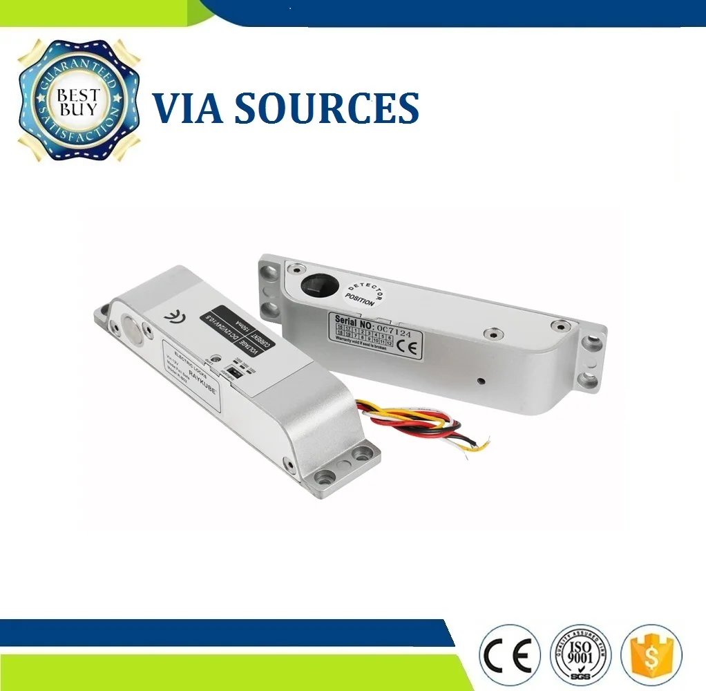 

Direct Factory For Door Access Control System Electric Bolt Lock R-B02 Home Security Office Factory Usage Electric Mortise Lock