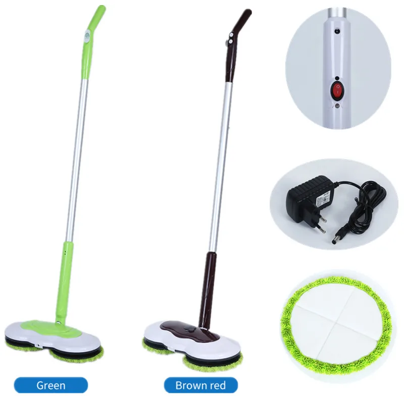 

Electric Two Wheels Rotary Floor Mopping Machine With Wet Mopping Function