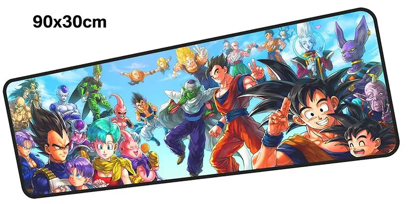 Коврик для мыши Dragon Ball 900x300x3 мм коврик для мыши на заказ notbook компьютерный коврик для мыши Аниме игровой коврик для мыши геймер клавиатура Коврик для мыши