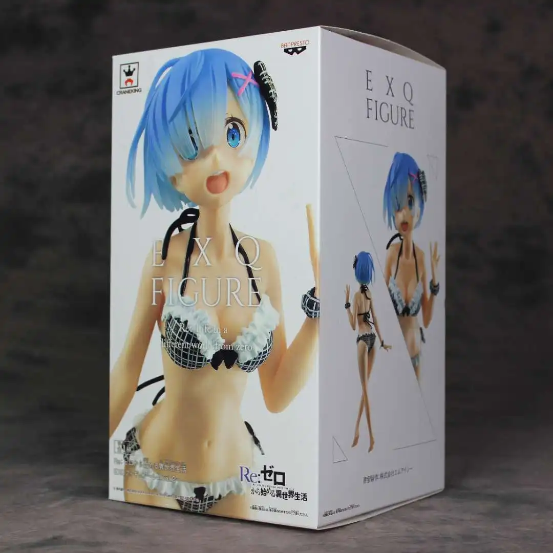 Аниме Re:Zero Life в другом мире от Zero Lem Remu Swimsuit Ver. EXQ ПВХ фигурка Коллекционная модель
