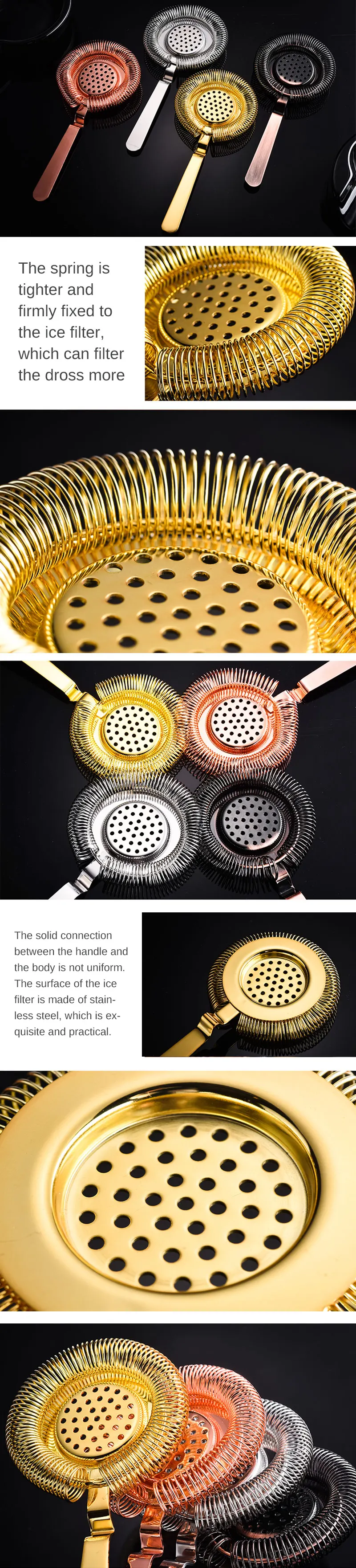 Deluxe Strainer Bar Strainer Hot Sale Bar Tool 14