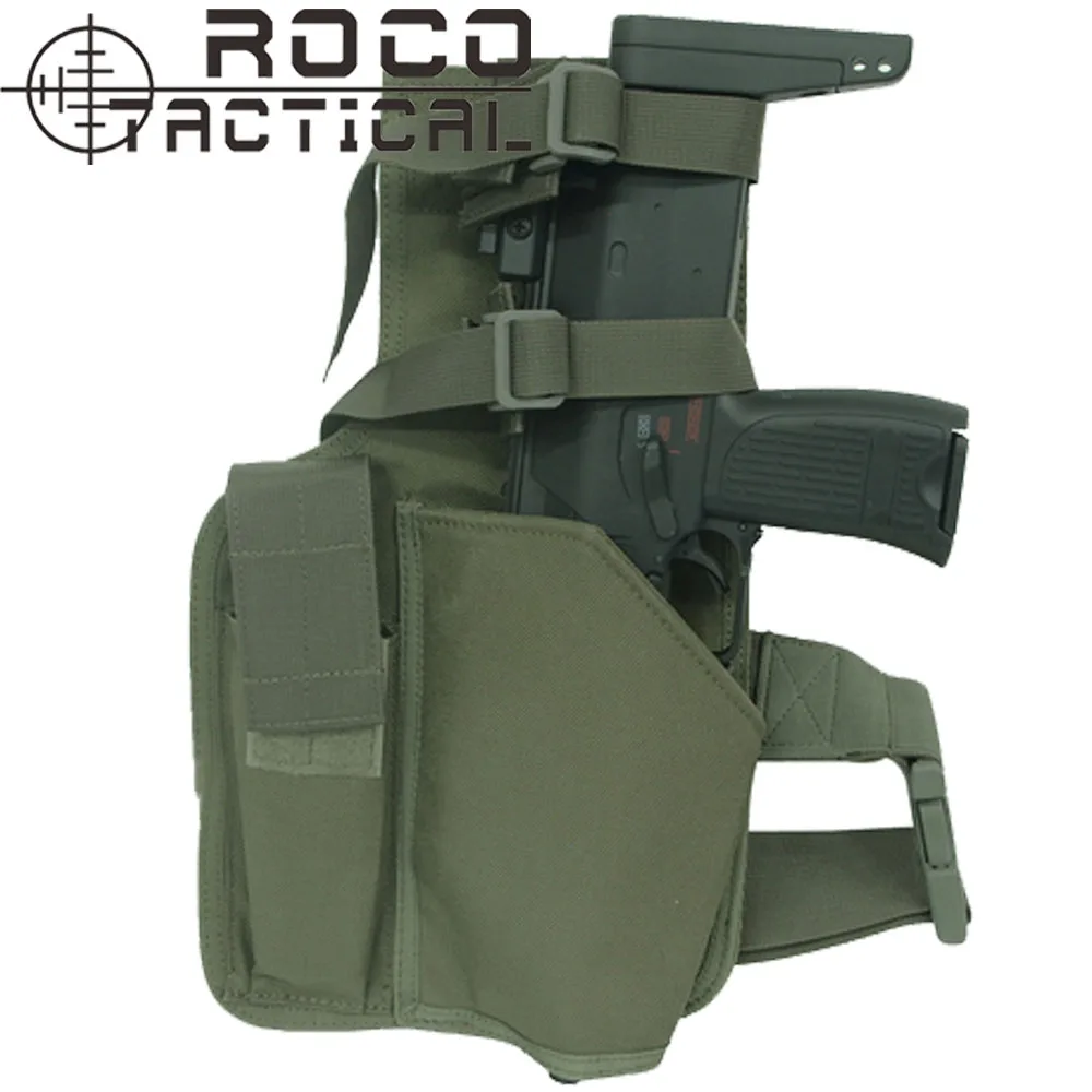 Цена за ROCOTACTICAL Воин MP9 Ног Кобура С Подсумок Военная Swat Молл Пистолет Кобуры Сделаны из Cordura 1000D Нейлон Цена за ROCOTACTICAL Воин MP9 Ног Кобура С Подсумок Военная Swat Молл Пистолет Кобуры Сделаны из Cordura 1000D Нейлон