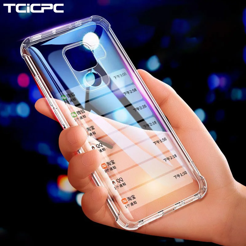 Чехол для Honor 8X 20 чехлы Huawei Mate Lite Роскошный прозрачный мягкий чехол из ТПУ Pro 20X