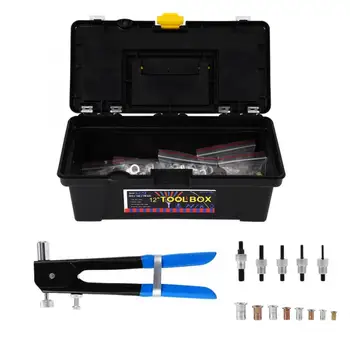 

Oversea 464 Piece Blind Rivet Nut Rivnut Nutsert Insert Tool Rivnuts Set Kit M3 to M8 DH