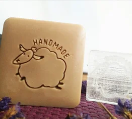 2 Овцы ручной работы мыло стандартный мини мыло diy печать - Цвет: 2