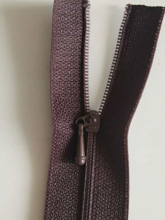 0 zipper brown