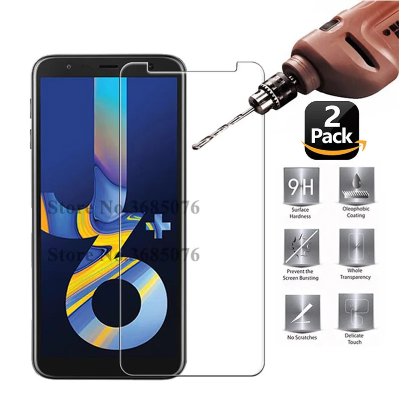 

2pcs/lot for samsung galaxy j4 j6 a6 2018 plus j 4 6 4j 6j protective protection Safety film on the galaxy j62018 j42018 6a glas