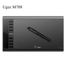 Big sale Ugee M708 digital drawing tablet graphics tablet for painting with10x6 Inch Drawing Area and Rechargeable Pen Anti-fouling Glove