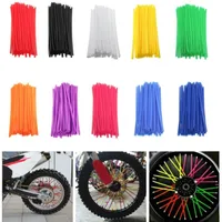 New Motorcycle 72 Pcs Wheel Rim Spoke Wrap Kit Skin Cover For MX Motocross Dirt Pit Bike Enduro Supermoto Honda Suzuki 1