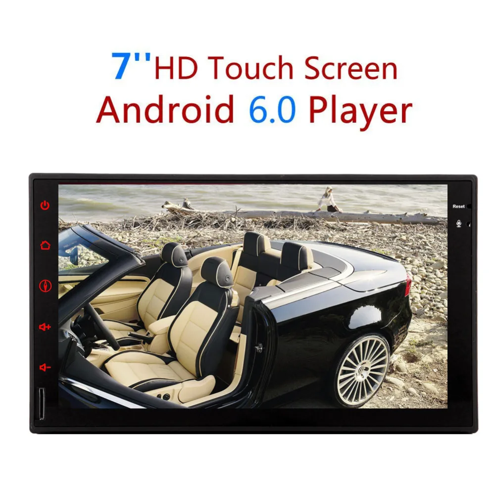 

RDS SWC (no dvd player) Eincar 7" Universal Car Stereo 1GB 16GB Android 6.0 Head Unit Double Din Touch Screen Radio Bluetooth
