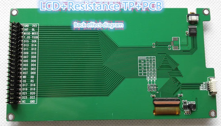 

NoEnName_Null PCB based board adapter for 5.0 inch TFT LCD display