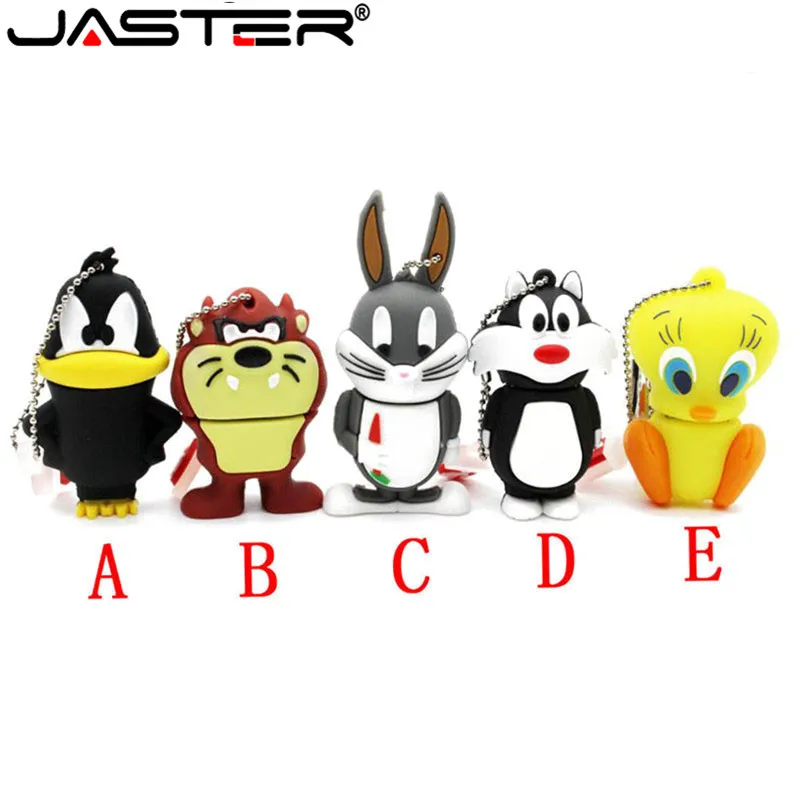 

JASTER Reboto Bunny USB Flash Drive Creative Pen drive Memory Stick 4GB 8GB Animal pendrive usb flash drive 16G 32GB 64G