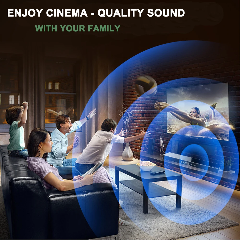 40W Bluetooth Speaker Wireless Subwoofer Portable Speaker TV Soundbar HIFI Bass Boombox Woofer Home Theater System for xiaomi