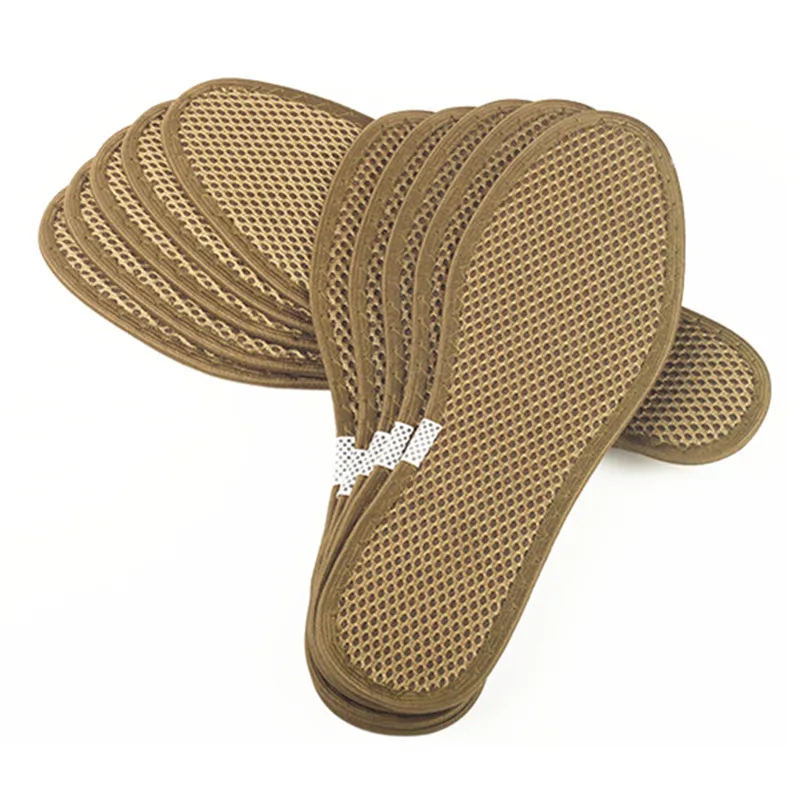 Deodorante Carbone di bambù per scarpe Uomo Donna Solette sportive Mesh Traspirante Inserto per scarpa Inserto Soletta per aspirazione del sudore_voghion.com