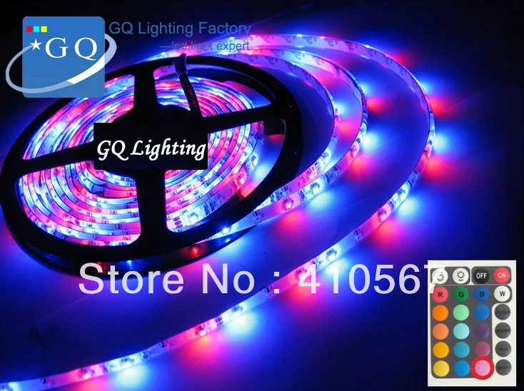 DHL Fedex 12 В 3528 SMD Светодиодные ленты света RGB Водонепроницаемый 60leds/метр мечта цвета красочные ленты
