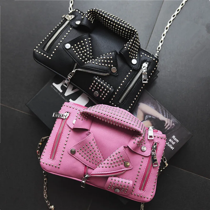Koop Designer Vrouwen Messenger Bags Mini Zwarte Jas Zak Handtassen Roze Schoudertas Keten Crossbody Tassen Sac A Main Femme de marque