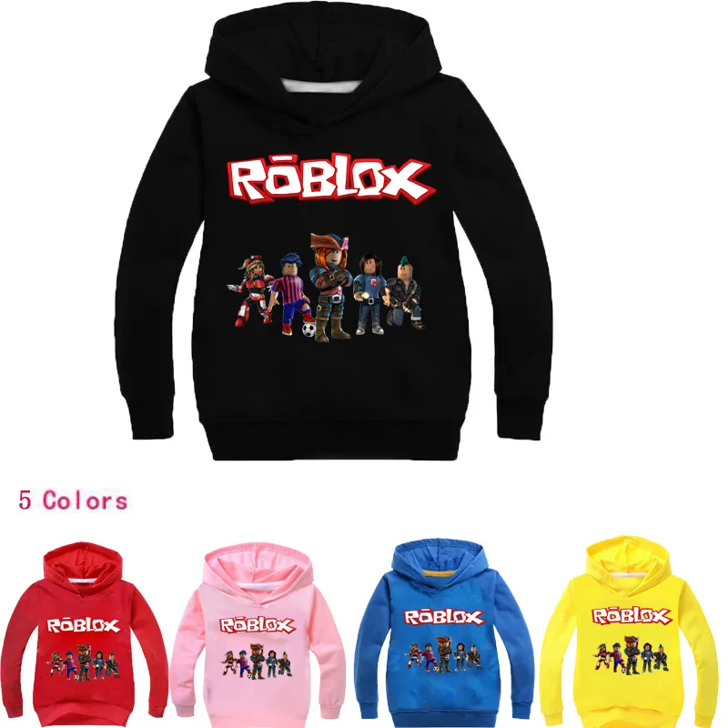 

DLF 2-12Years Game Roblox Clothing Cartoon Hoodies Toddler Boy Sweatshirt Girls Casual Pullover Coat Autumn Top Outwear Jacket