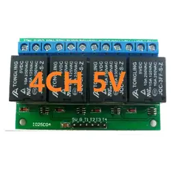 4CH 5V флип-флоп запоминающее реле Модуль бистабильный самоблокирующийся переключатель низкий импульсный триггер плата для Arduino умный дом