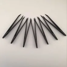 10 шт. черный антистатический пластик Пинцет#93302