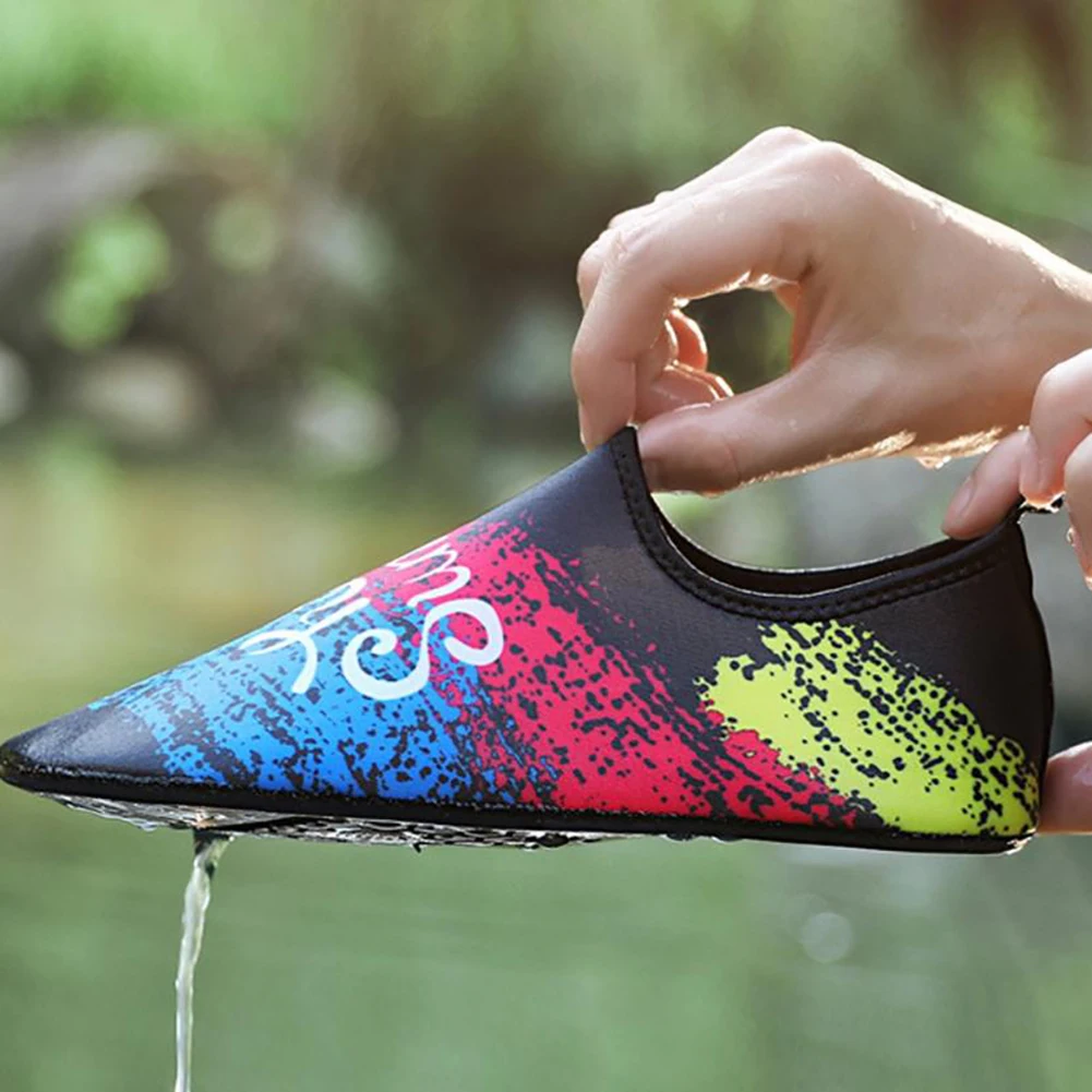 Женская Мужская Уличная обувь для водных видов спорта, Нескользящие повседневные купальник, носки для занятий спортом, дышащие